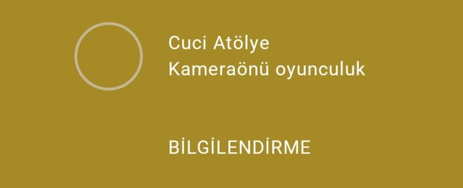 Cuci Atölye son durum